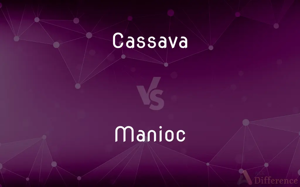Cassava vs. Manioc — What's the Difference?