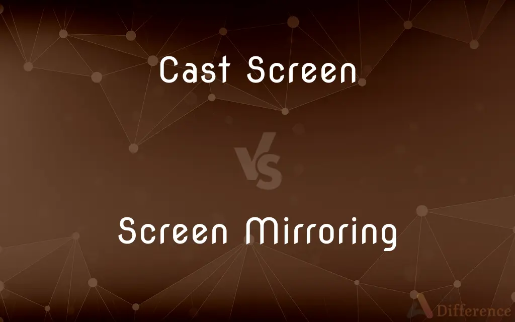 Cast Screen vs. Screen Mirroring — What's the Difference?