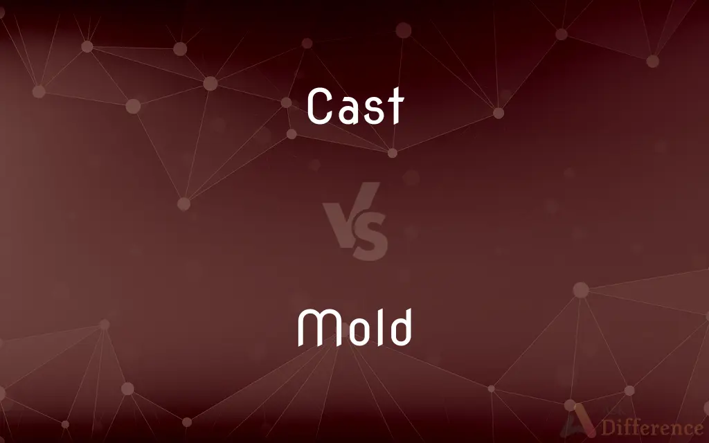 Cast vs. Mold — What's the Difference?