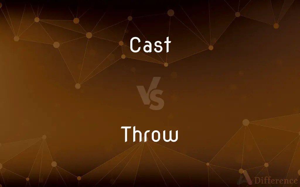 Cast vs. Throw — What's the Difference?