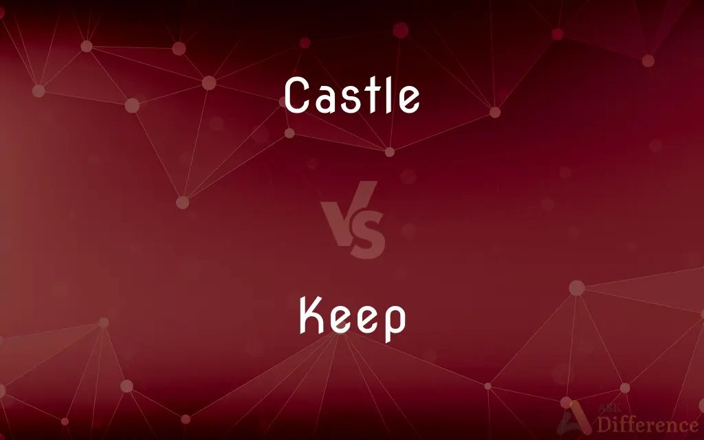 Castle vs. Keep — What's the Difference?