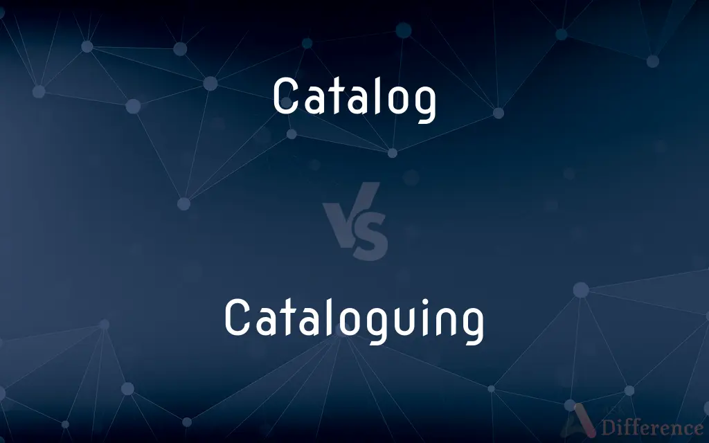 Catalog vs. Cataloguing — What's the Difference?