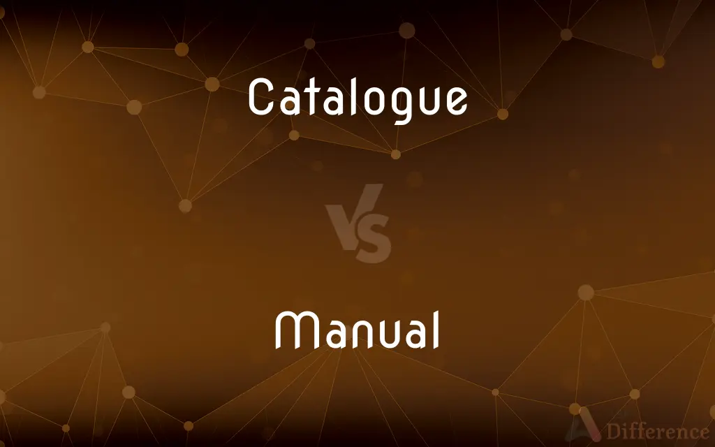 Catalogue vs. Manual — What's the Difference?