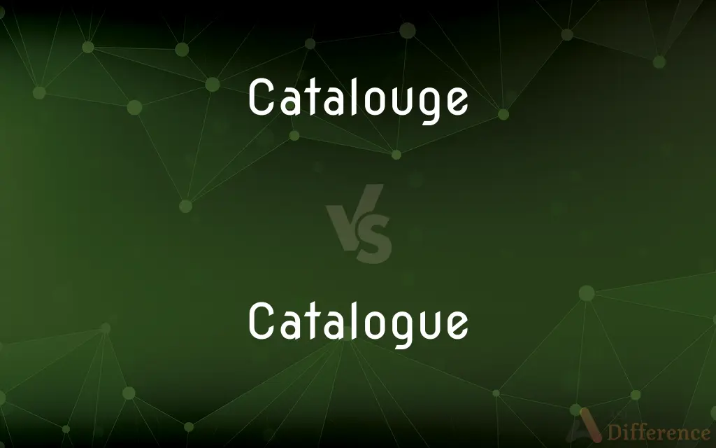 Catalouge vs. Catalogue — Which is Correct Spelling?