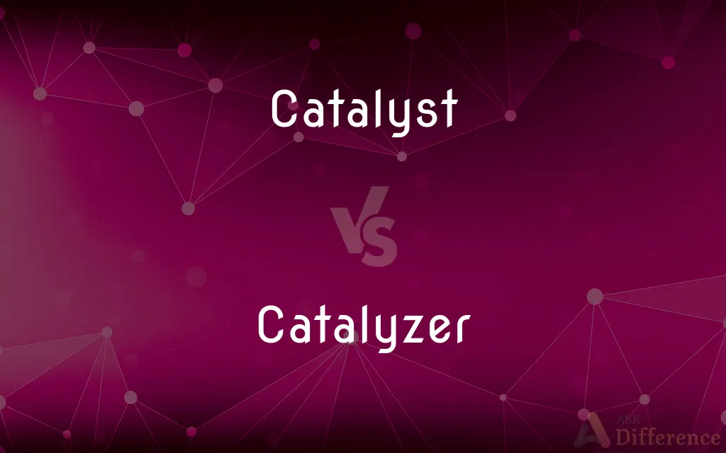 Catalyst vs. Catalyzer — What's the Difference?