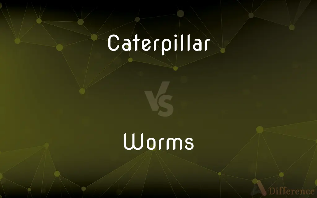 Caterpillar vs. Worms — What's the Difference?