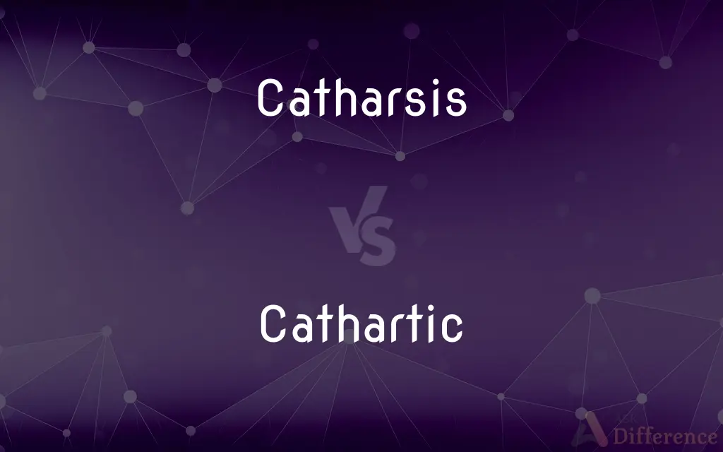 Catharsis vs. Cathartic — What's the Difference?