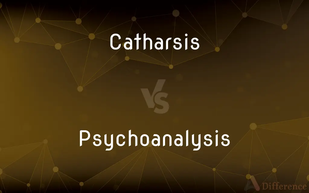 Catharsis vs. Psychoanalysis — What's the Difference?