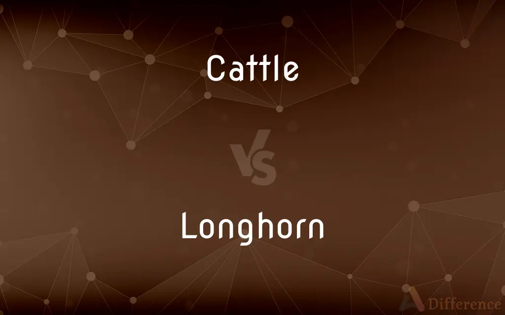 Cattle vs. Longhorn — What's the Difference?