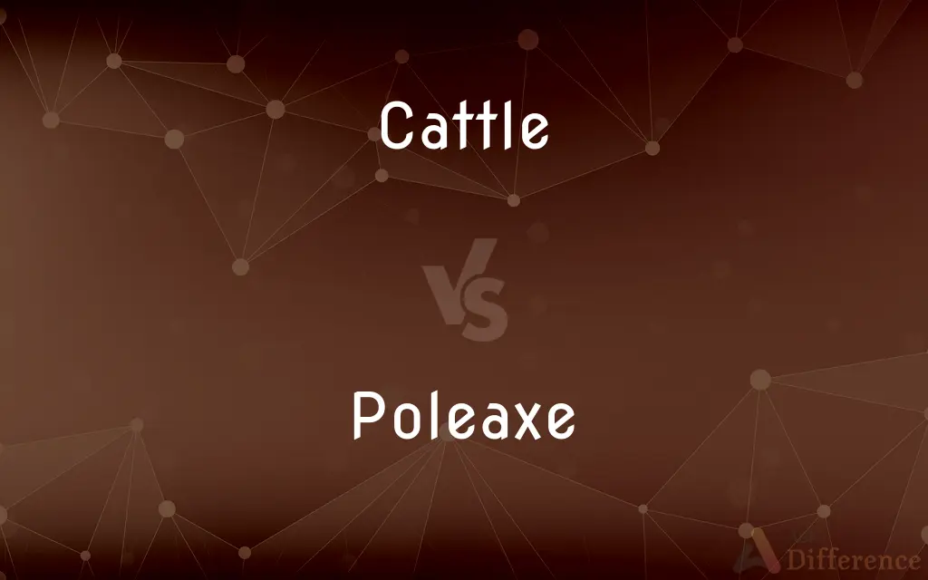 Cattle vs. Poleaxe — What's the Difference?