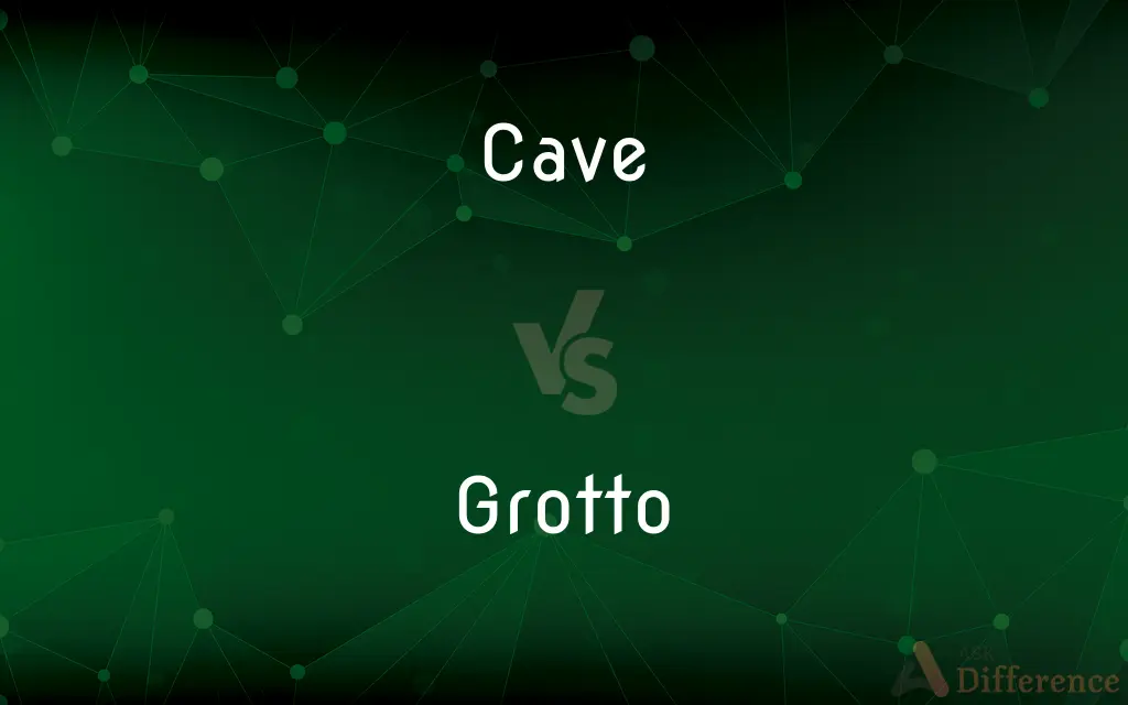 Cave vs. Grotto — What's the Difference?
