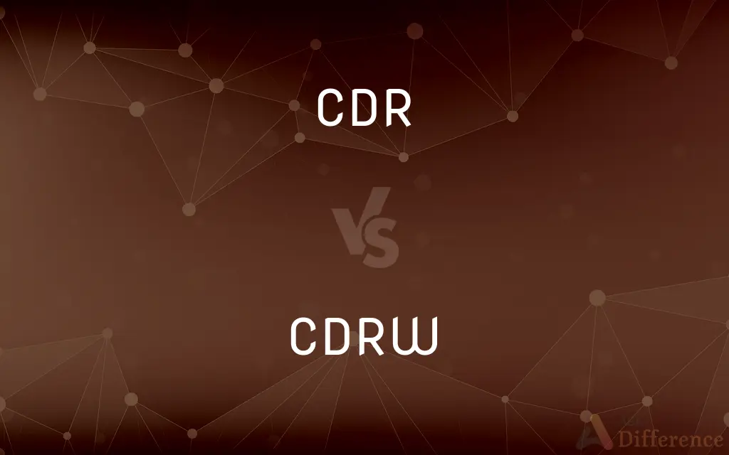 CDR vs. CDRW — What's the Difference?