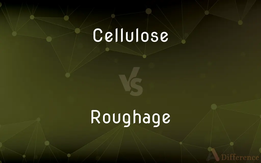 Cellulose vs. Roughage — What's the Difference?