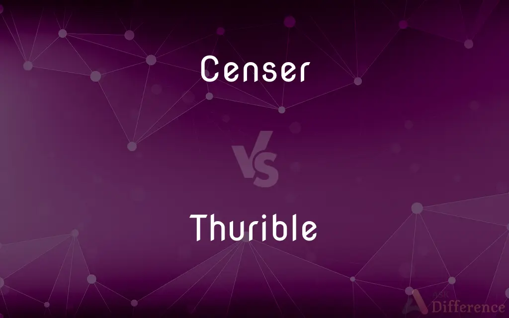 Censer vs. Thurible — What's the Difference?