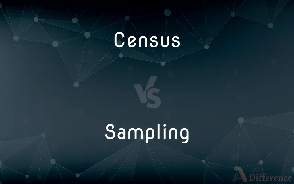 Census vs. Sampling — What's the Difference?
