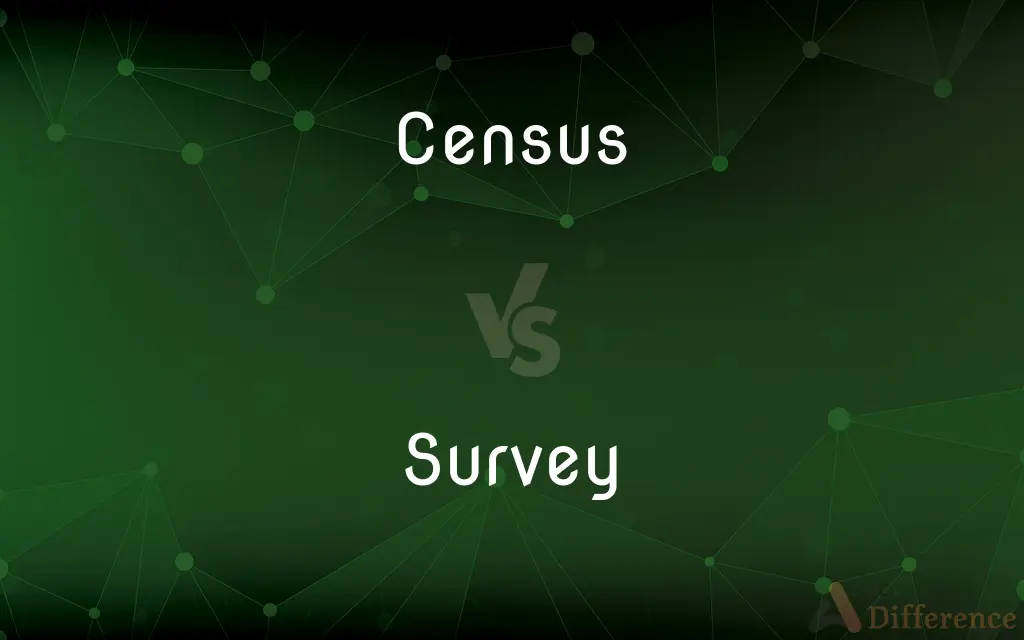 Census vs. Survey — What's the Difference?