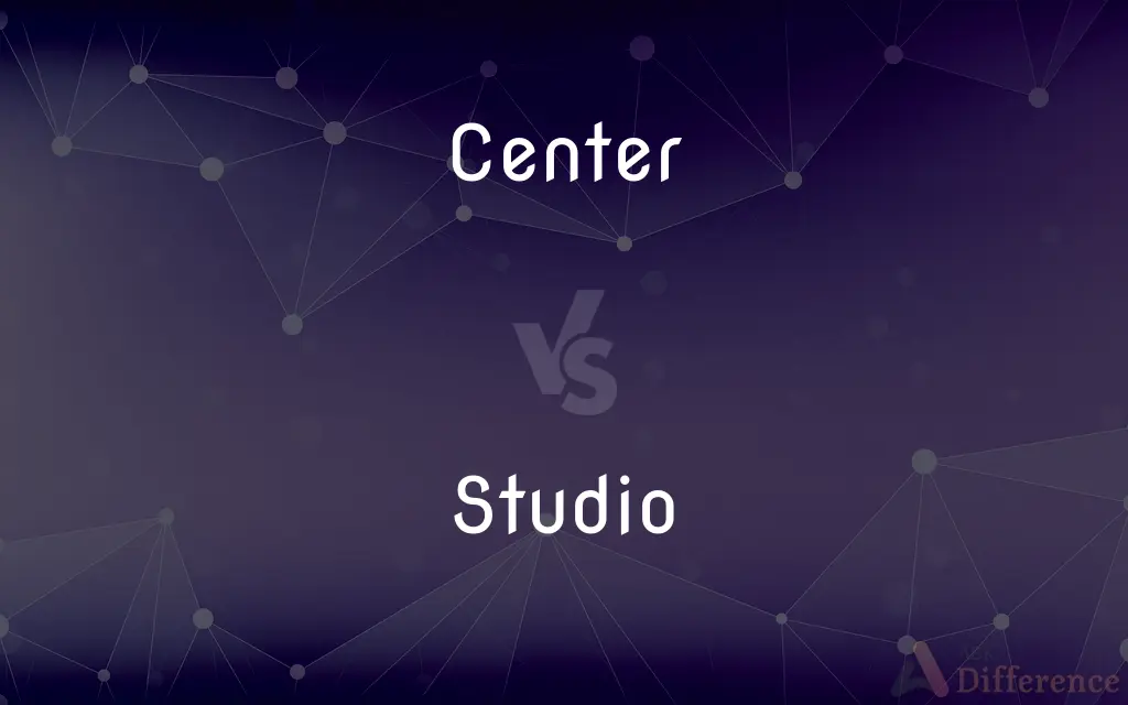 Center vs. Studio — What's the Difference?