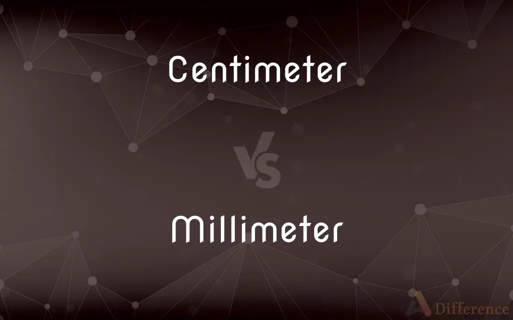 Centimeter vs. Millimeter — What's the Difference?