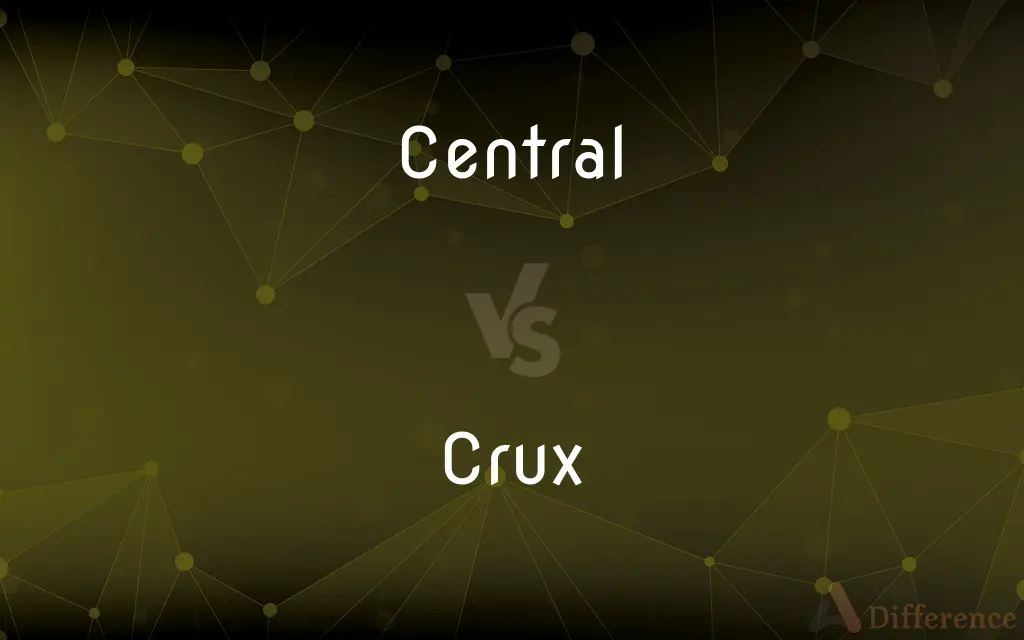Central vs. Crux — What's the Difference?