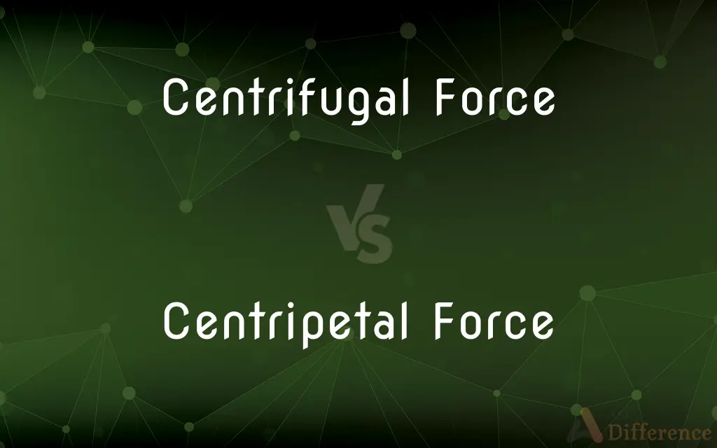 Centrifugal Force vs. Centripetal Force — What's the Difference?