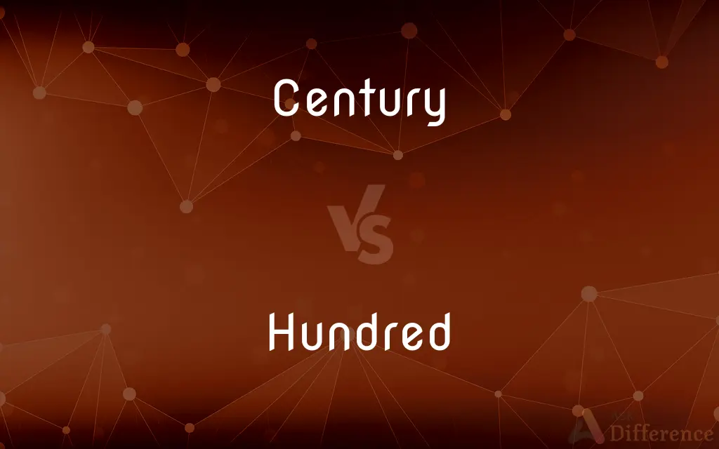 Century vs. Hundred — What's the Difference?