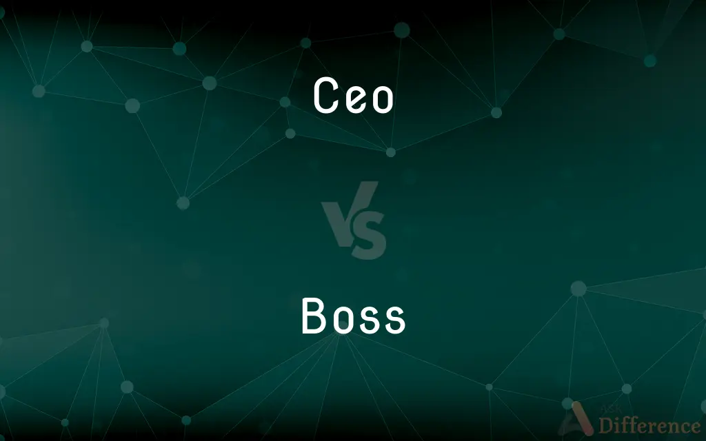 Ceo vs. Boss — What's the Difference?