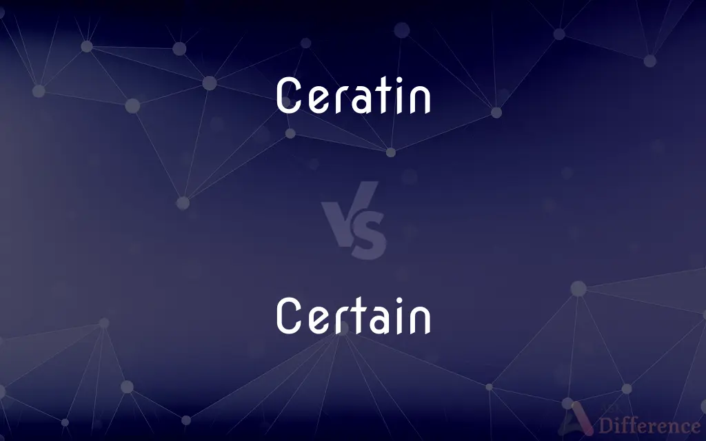Ceratin vs. Certain — Which is Correct Spelling?