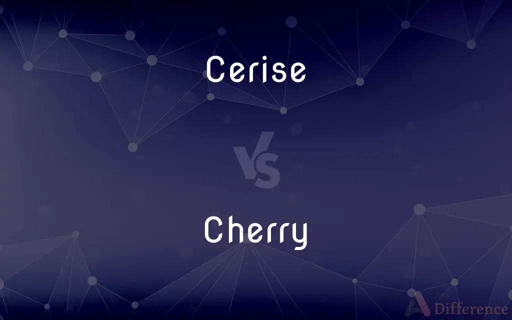 Cerise vs. Cherry — What's the Difference?