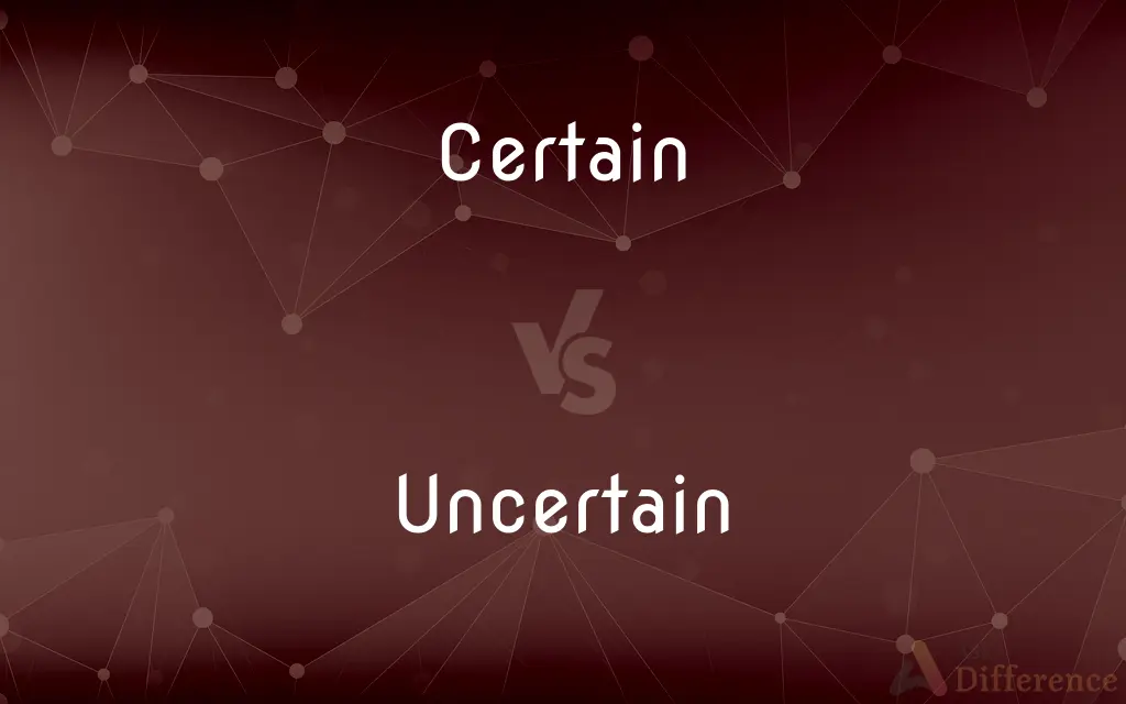 Certain vs. Uncertain — What's the Difference?