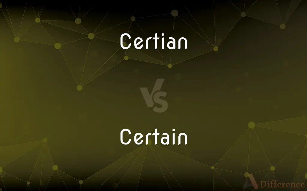 Certian vs. Certain — Which is Correct Spelling?