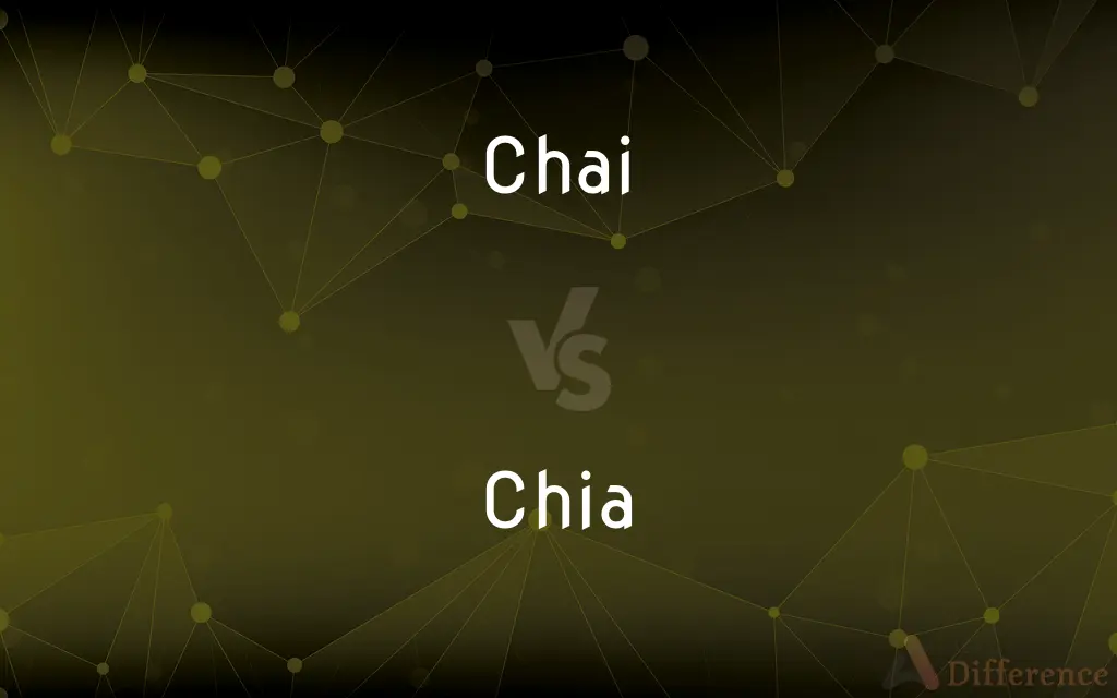 Chai vs. Chia — What's the Difference?
