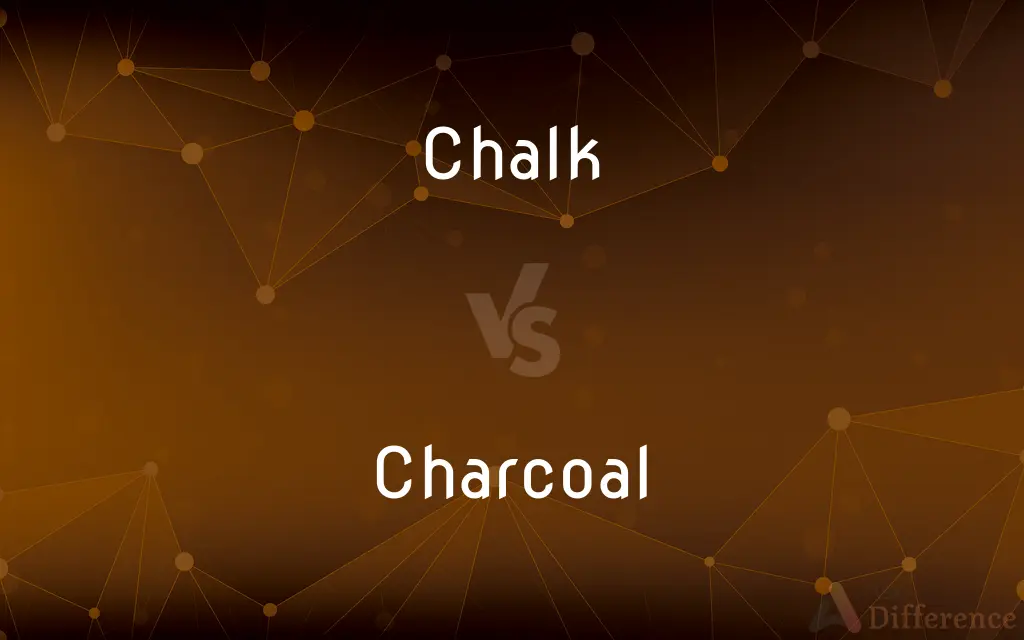 Chalk vs. Charcoal — What's the Difference?