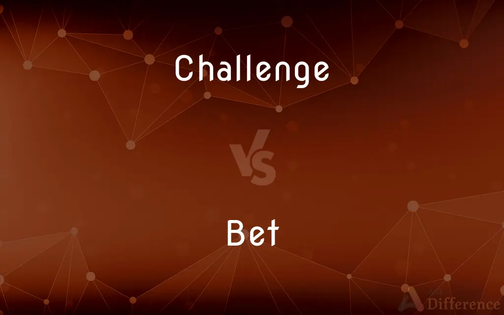 Challenge vs. Bet — What's the Difference?