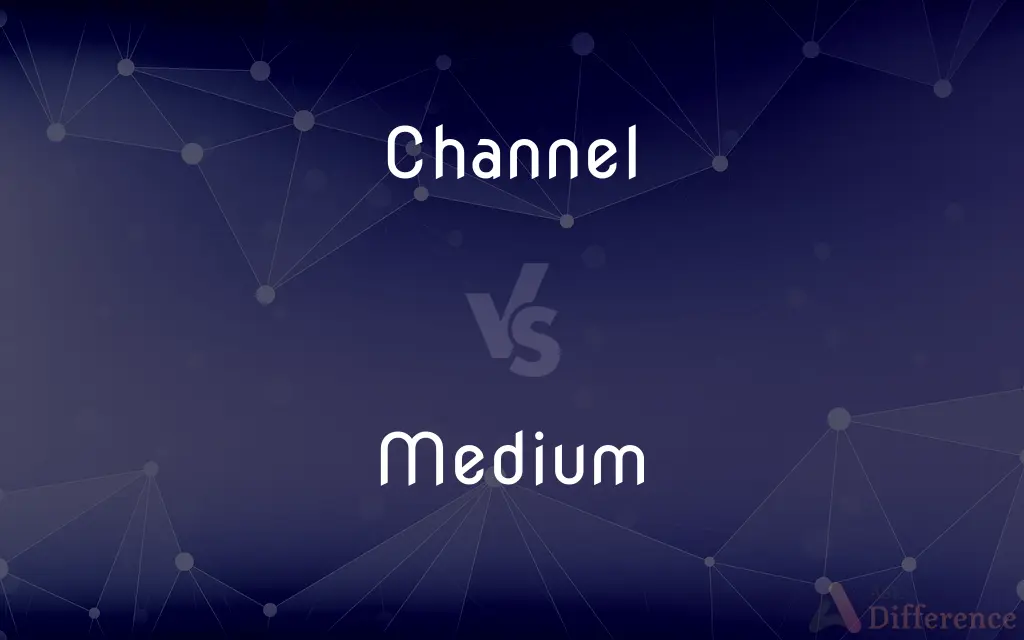 Channel vs. Medium — What's the Difference?