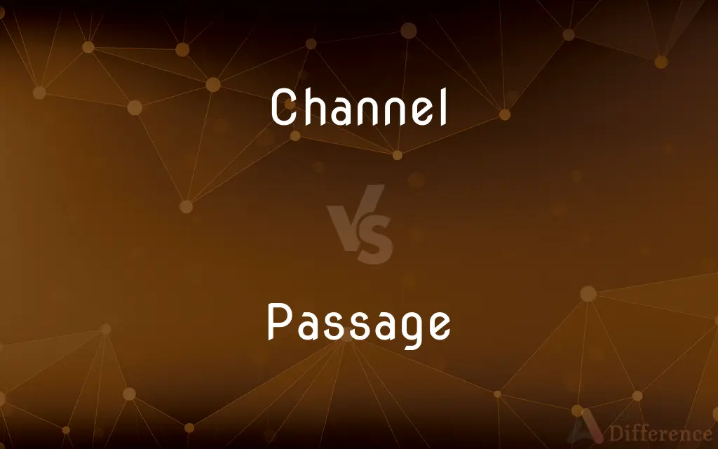 Channel vs. Passage — What's the Difference?
