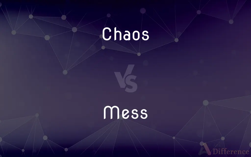Chaos vs. Mess — What's the Difference?