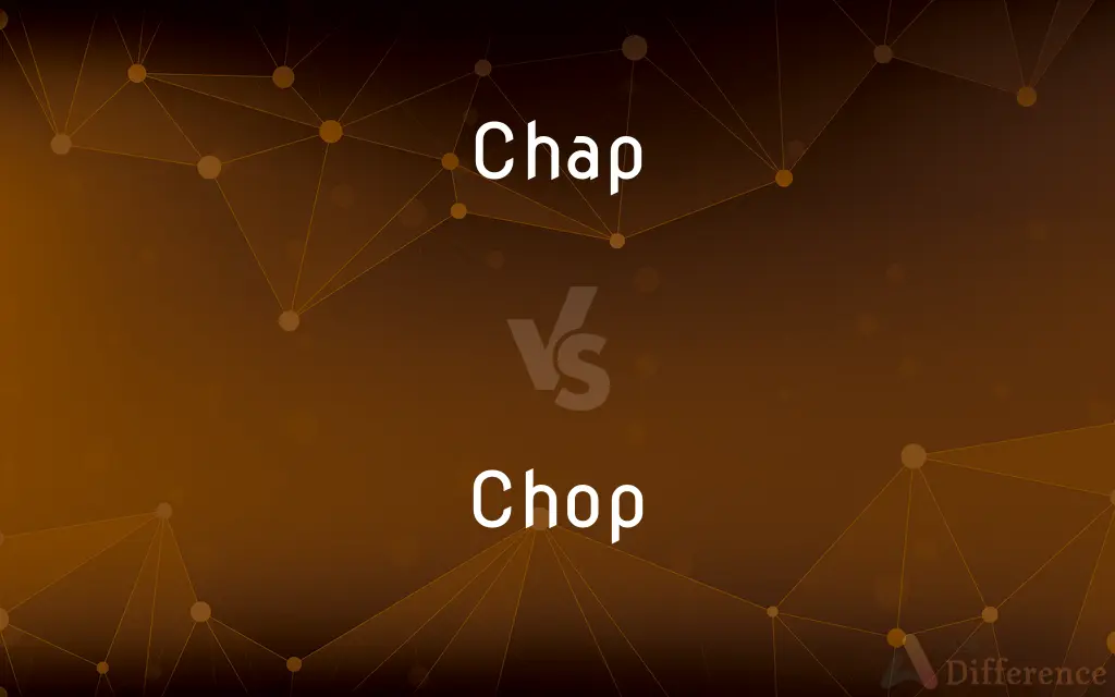 Chap vs. Chop — What's the Difference?