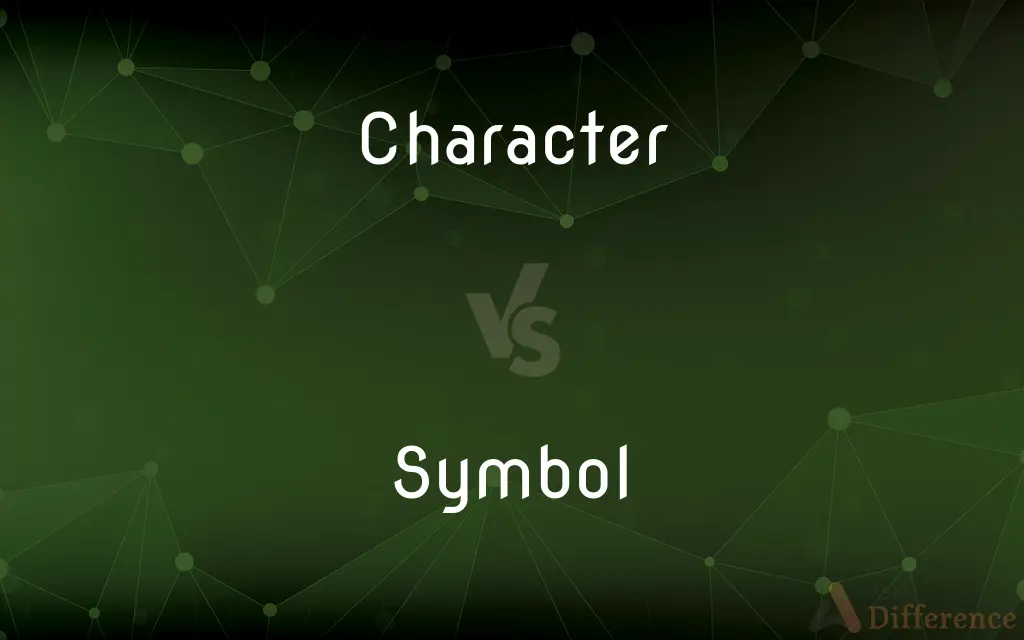 Character vs. Symbol — What's the Difference?
