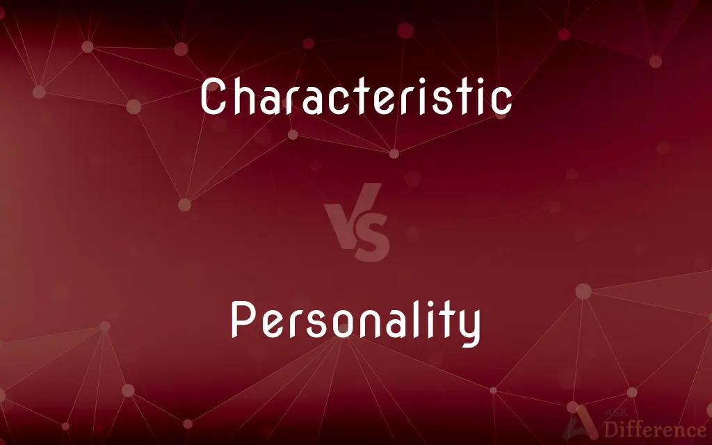 Characteristic vs. Personality — What's the Difference?