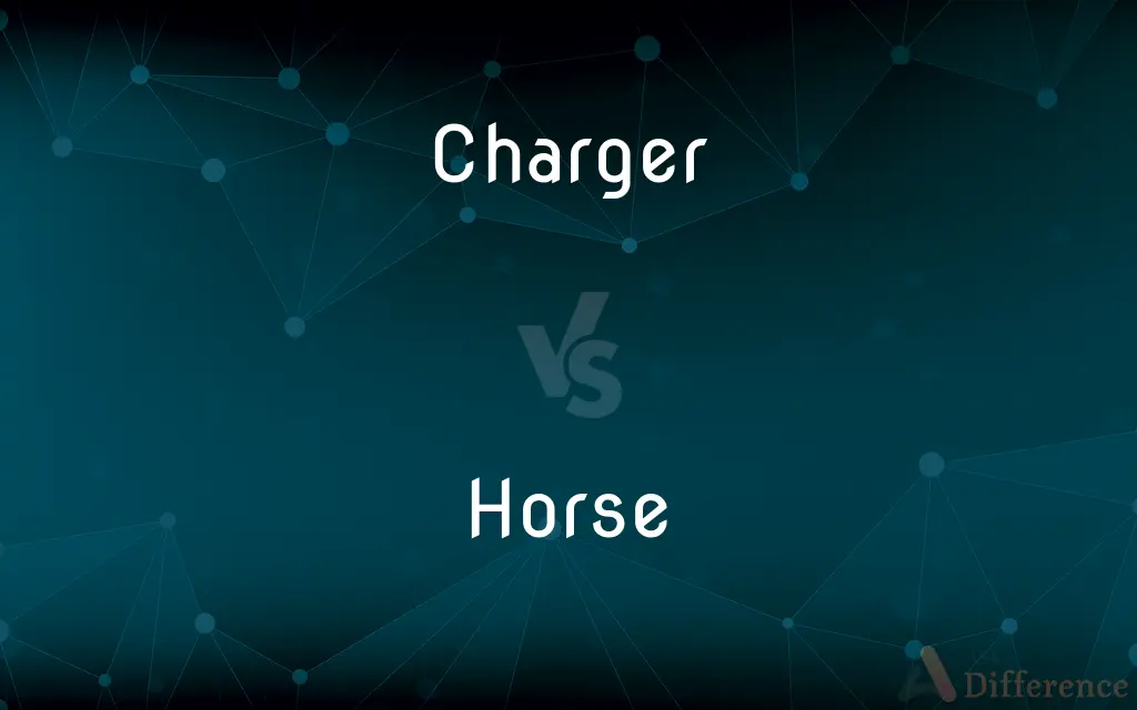 Charger vs. Horse — What's the Difference?