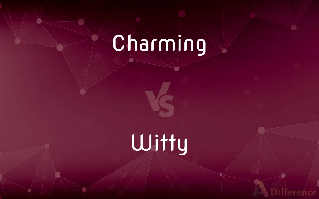 Charming vs. Witty — What's the Difference?