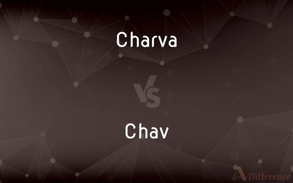 Charva vs. Chav — What's the Difference?