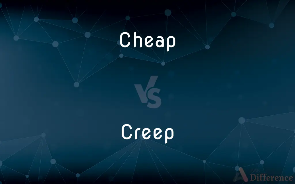 Cheap vs. Creep — What's the Difference?