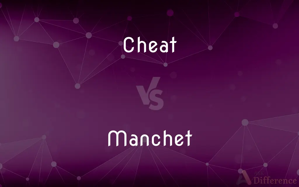 Cheat vs. Manchet — What's the Difference?