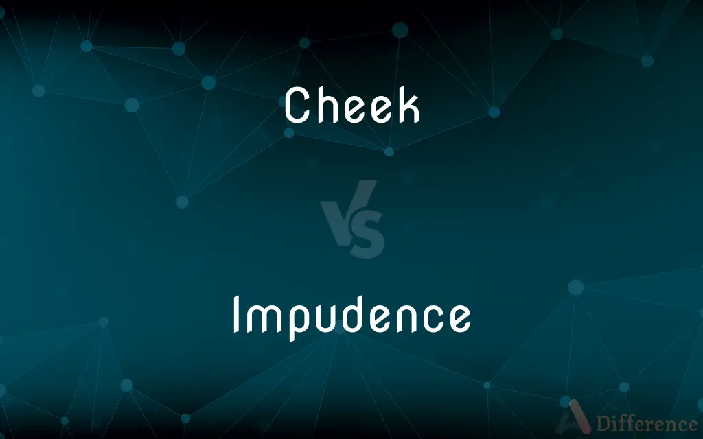Cheek vs. Impudence — What's the Difference?