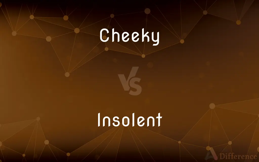 Cheeky vs. Insolent — What's the Difference?