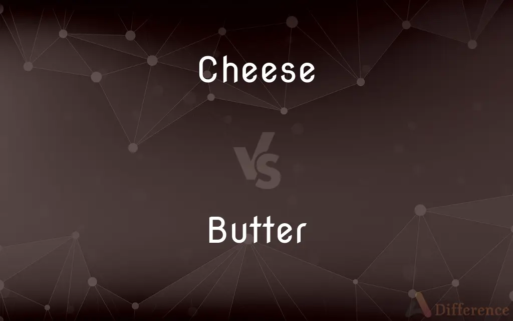 Cheese vs. Butter — What's the Difference?