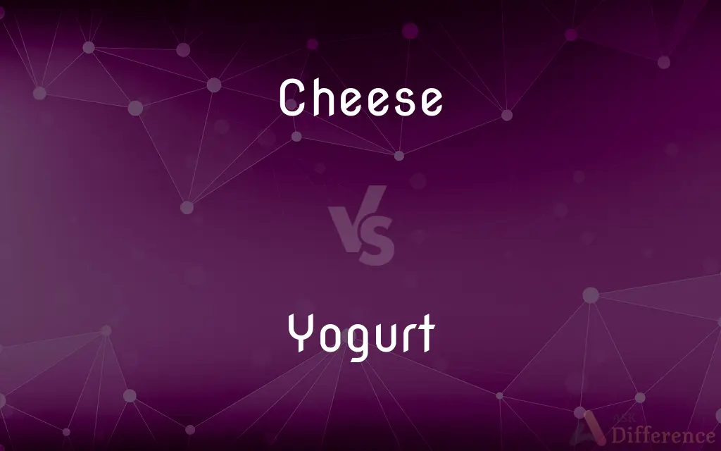 Cheese vs. Yogurt — What's the Difference?