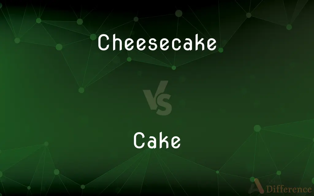 Cheesecake vs. Cake — What's the Difference?