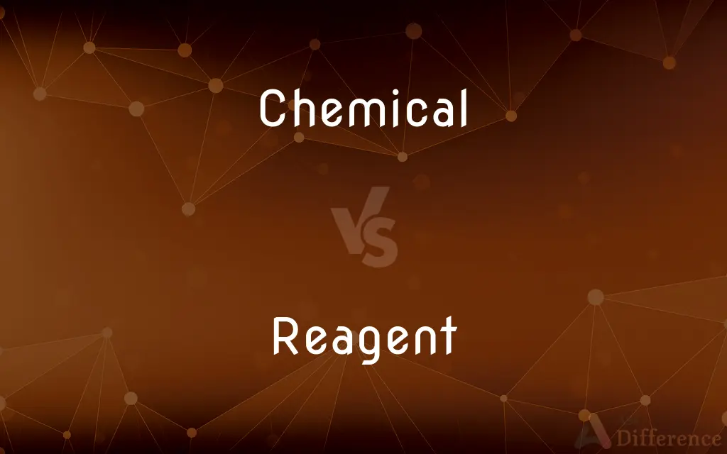 Chemical vs. Reagent — What's the Difference?
